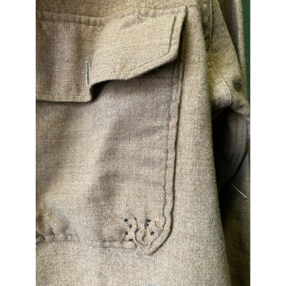 Small | Medium vintage wool military field shirt - Picture 8 of 8
